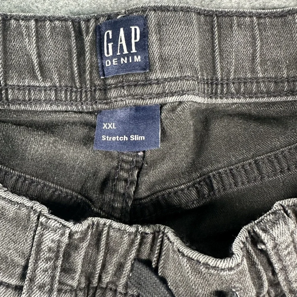 Gap Stretch Slim Jeans XXL Grey Boys Elastic Waist Denim